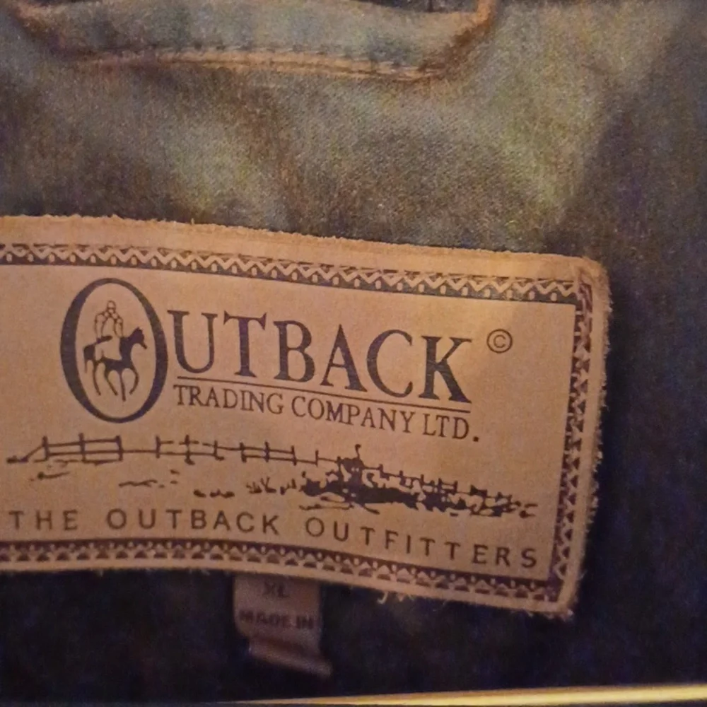 Outback trading company jacket fleece lined women's size xlarge brown ma…